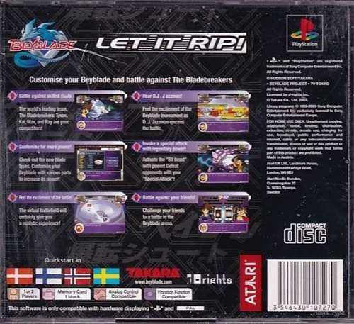 Beyblade - PS1 (B Grade) (Genbrug)